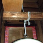 山車の内部　大太鼓の位置　天