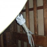 山車の内部　大太鼓の位置　ハ