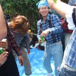 若衆の出し物準備中　今回はヲタだったようです。みんなわかったかなぁ