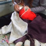 三番叟を脱衣中