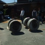 頭に何か乗ってる