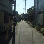 お目当てはまだ遠く　大太鼓が心地よく聞こえてきます。