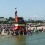 入りました～！幕が～ぬれます～