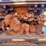 南組南車 壇箱 立川和四郎富昌作「馬師皇と龍」の馬師皇