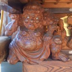 南組南車 壇箱下部 初代彫常作　ハ通り側　「力人」