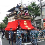 筒井町　湯取車は、旧桑名車です。江戸時代に本当に曳かれていたものなんですよ