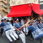 電線よけを乗せたまま楫切るんですね