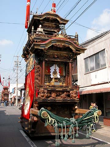 第10輌：中切組力神車：亀崎地区：半田市 - 南組南車michyウェブサイト「私の祭記録」 -祭・山車・囃子情報、各地の山車祭リポート-