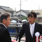 式典の最終確認！3区の役員さん。馴染みの顔。