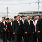 続いて役員さんたちも渡り初め