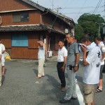 AM8:00集合!みなさん元気いっぱいです。私?みんなとうなぎを食べたくて呼ばれていないのに来てしまいました。