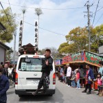 祭礼車はアスレチック
