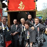 南の囃子のおっさんたち…とお兄ちゃん。頑張ってます！