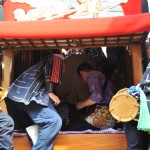 北組三番叟準備中