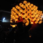 北組の提灯は、相変わらず大漁！まぶしいくらいに飾っていますね。