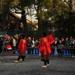 南組南車　神社への打ち込み 2