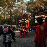 南組南車　神社への打ち込み 7