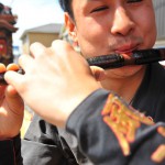 西組の囃子仲間2 どアップすぎたかw