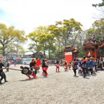 南組南車 神社打ち込み 3