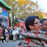 打ち込みは危険も伴うので、基本的には緊張感漂う場面ですが、楫や若衆から離れた場所では笑顔がいっぱいなんですｗ