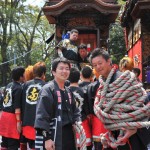 楽しい綱係の一番の見せ場!怪我なくできてよかったね。お疲れ!