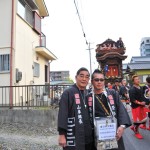 組長と祭務長。いつも穏やかにくれる笑顔に感謝しています。