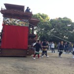 神社へ横社が打ち込まれました