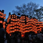 提灯が付きました。成岩神社-2