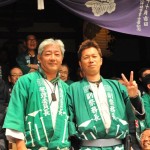 東の祭務・副祭務　打ち込みを待ちます。
