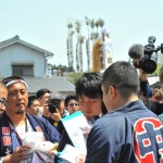 大行司の手ぬぐい交換会？！ｗ