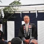 氏子総代挨拶。