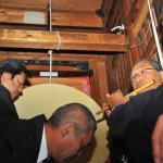 自慢の百度神楽!父ちゃん、がんばってよ!