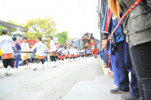 業葉神社へ打ち込み準備!
