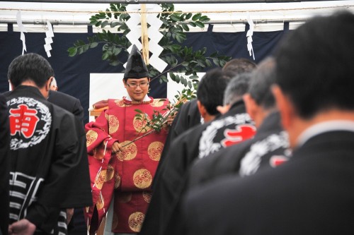 いつもどおり、乙川八幡さんから来てくれました。